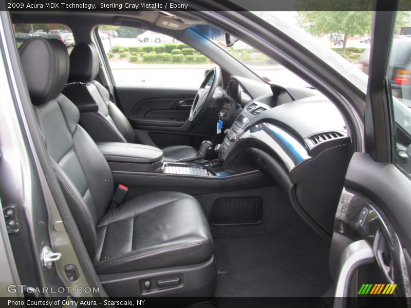 Sterling Gray Metallic / Ebony 2009 Acura MDX Technology
