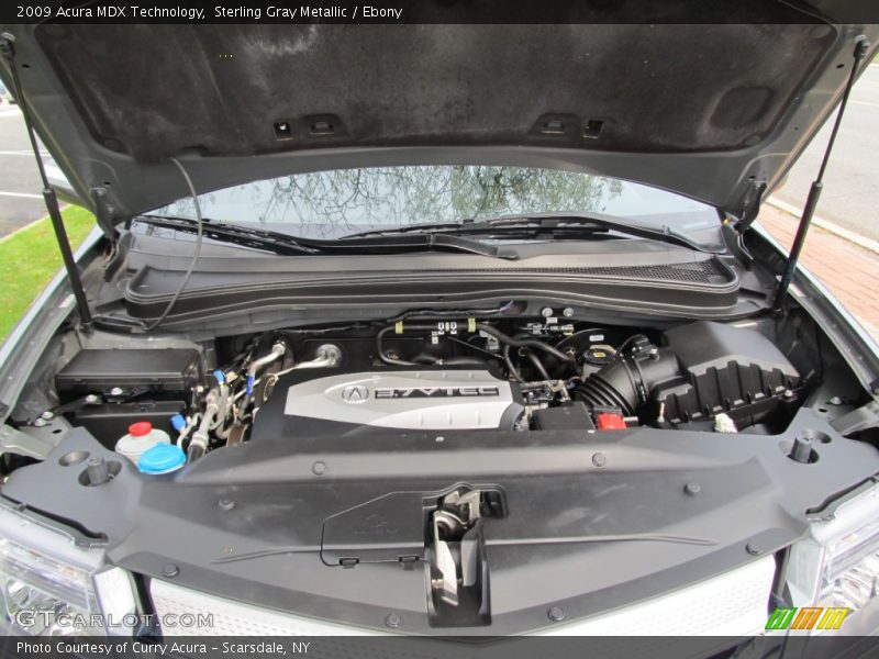 Sterling Gray Metallic / Ebony 2009 Acura MDX Technology