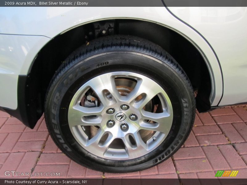 Billet Silver Metallic / Ebony 2009 Acura MDX
