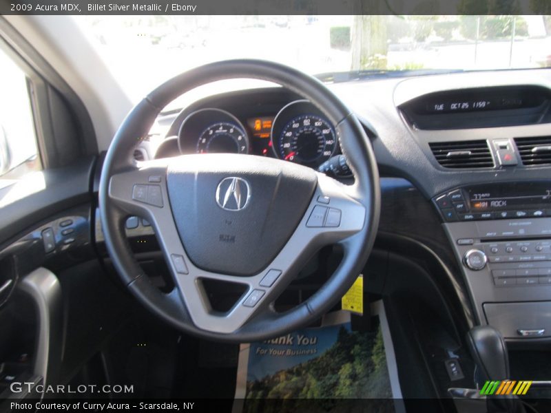 Billet Silver Metallic / Ebony 2009 Acura MDX