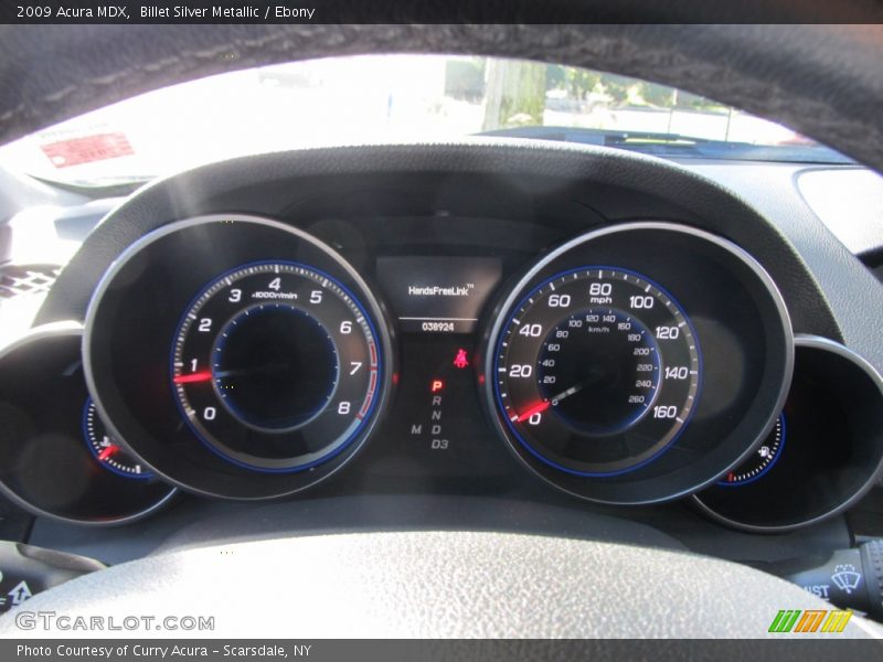 Billet Silver Metallic / Ebony 2009 Acura MDX