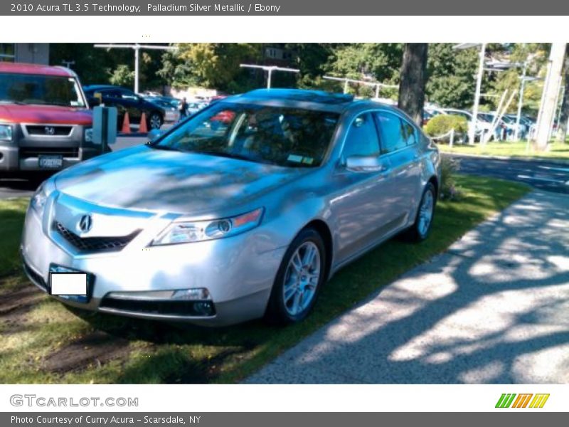 Palladium Silver Metallic / Ebony 2010 Acura TL 3.5 Technology