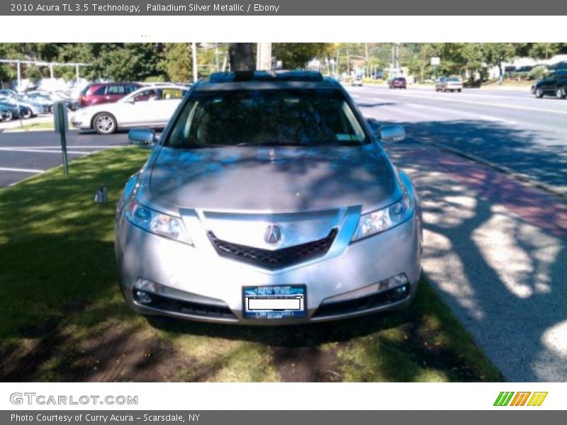 Palladium Silver Metallic / Ebony 2010 Acura TL 3.5 Technology