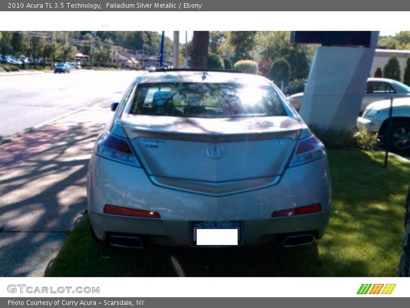 Palladium Silver Metallic / Ebony 2010 Acura TL 3.5 Technology