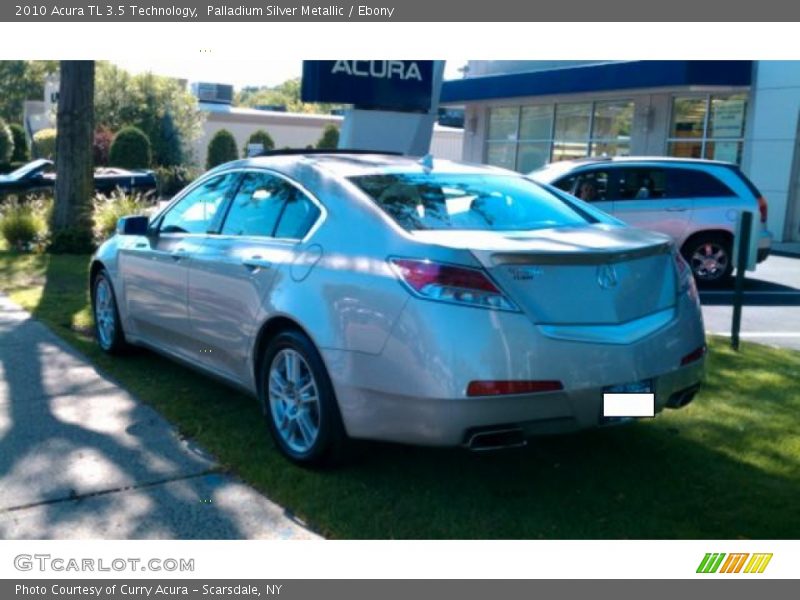 Palladium Silver Metallic / Ebony 2010 Acura TL 3.5 Technology