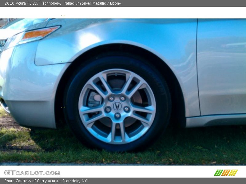 Palladium Silver Metallic / Ebony 2010 Acura TL 3.5 Technology