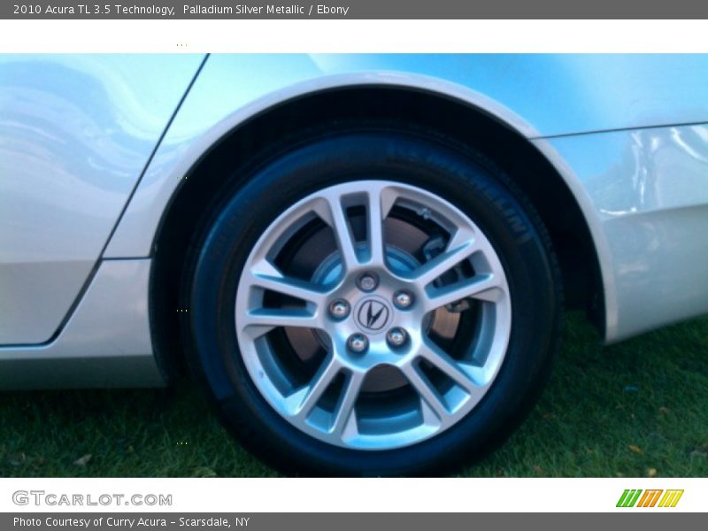 Palladium Silver Metallic / Ebony 2010 Acura TL 3.5 Technology