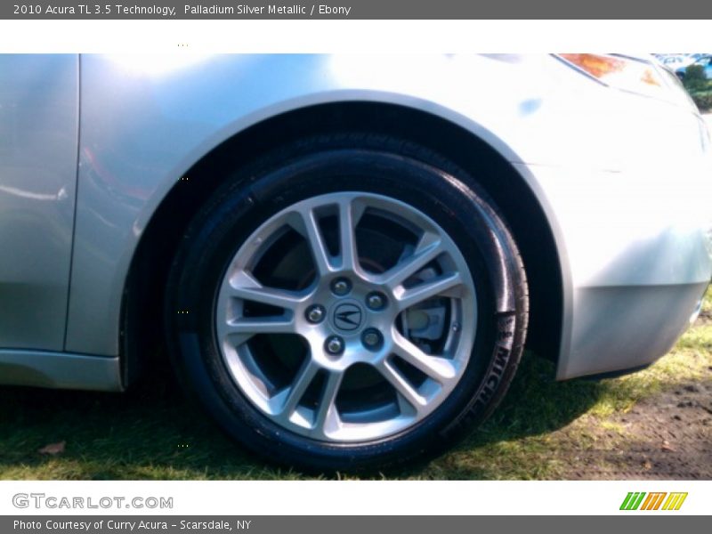 Palladium Silver Metallic / Ebony 2010 Acura TL 3.5 Technology