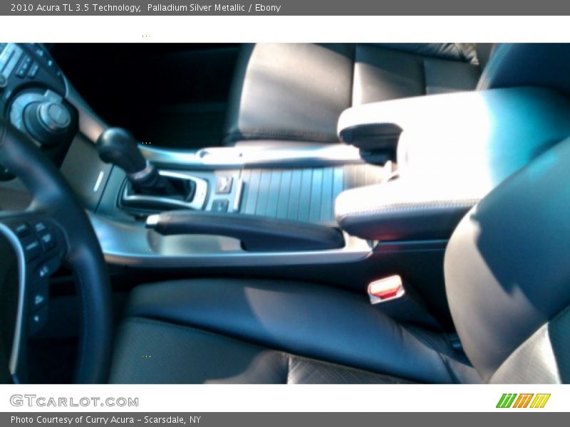 Palladium Silver Metallic / Ebony 2010 Acura TL 3.5 Technology
