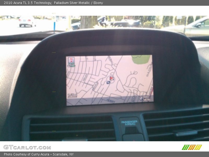 Palladium Silver Metallic / Ebony 2010 Acura TL 3.5 Technology