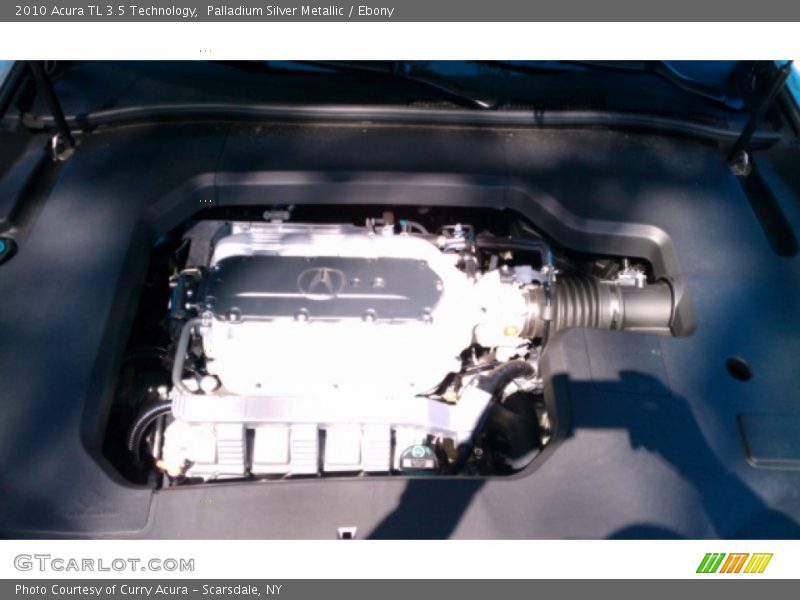 Palladium Silver Metallic / Ebony 2010 Acura TL 3.5 Technology