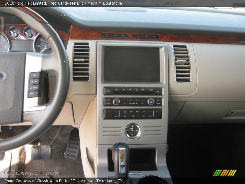 Red Candy Metallic / Medium Light Stone 2010 Ford Flex Limited