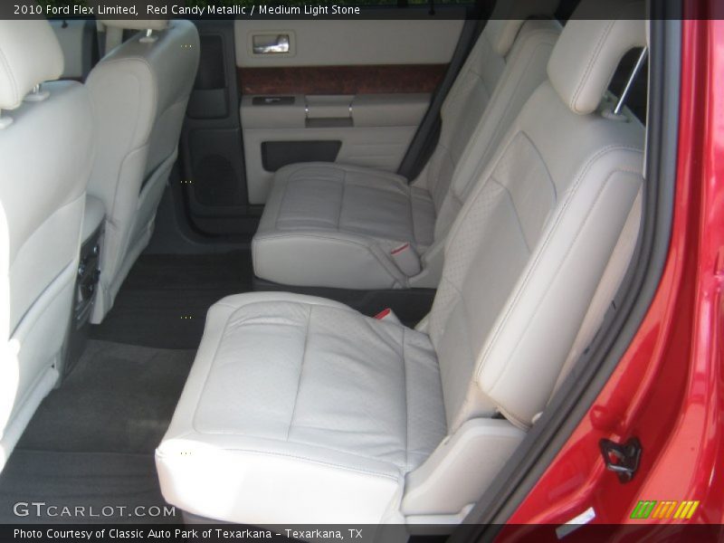 Red Candy Metallic / Medium Light Stone 2010 Ford Flex Limited