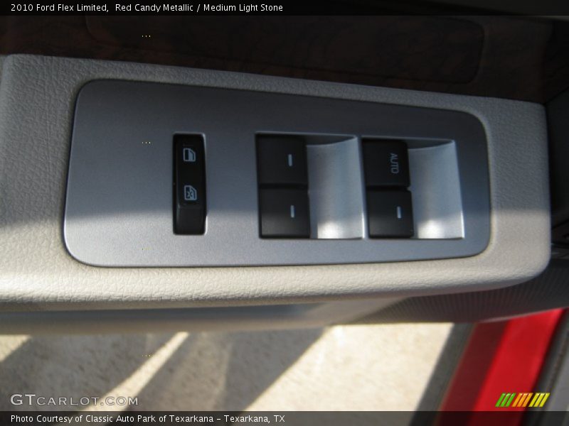 Red Candy Metallic / Medium Light Stone 2010 Ford Flex Limited