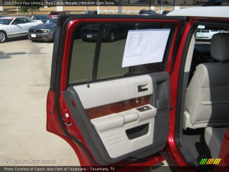 Red Candy Metallic / Medium Light Stone 2010 Ford Flex Limited