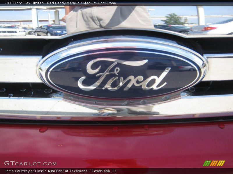 Red Candy Metallic / Medium Light Stone 2010 Ford Flex Limited