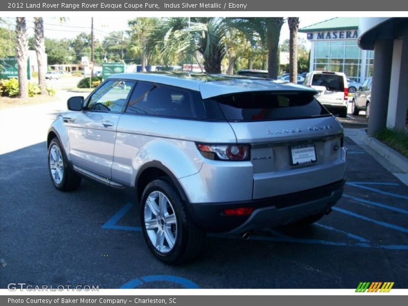 Indus Silver Metallic / Ebony 2012 Land Rover Range Rover Evoque Coupe Pure