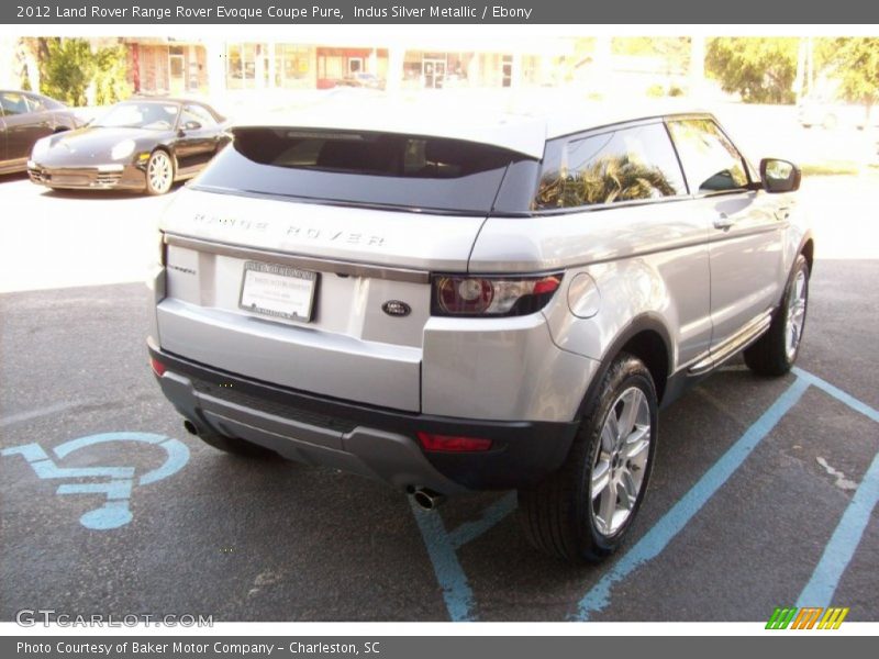 Indus Silver Metallic / Ebony 2012 Land Rover Range Rover Evoque Coupe Pure