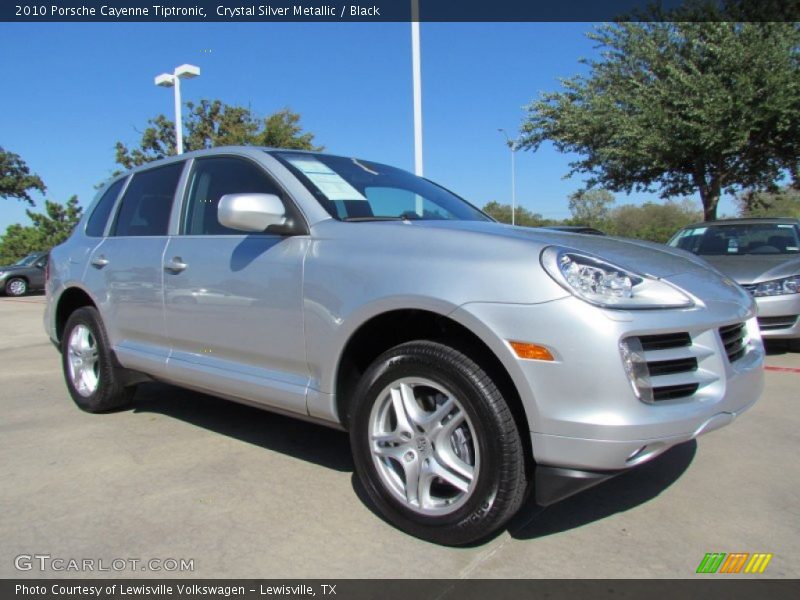 Crystal Silver Metallic / Black 2010 Porsche Cayenne Tiptronic