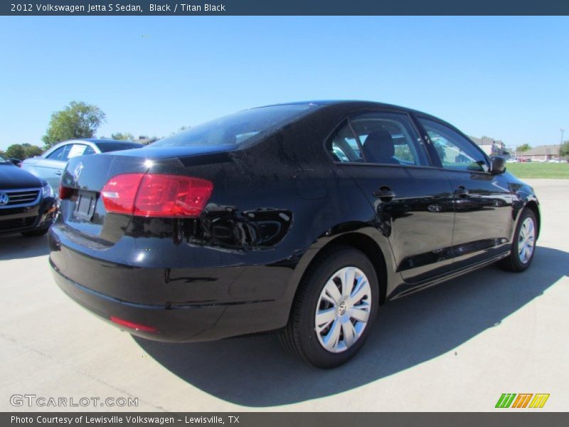 Black / Titan Black 2012 Volkswagen Jetta S Sedan