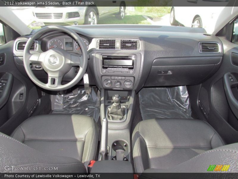 Dashboard of 2012 Jetta S Sedan