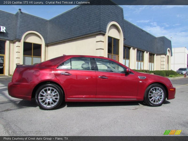 Crystal Red Tintcoat / Cashmere 2010 Cadillac STS V6 Luxury