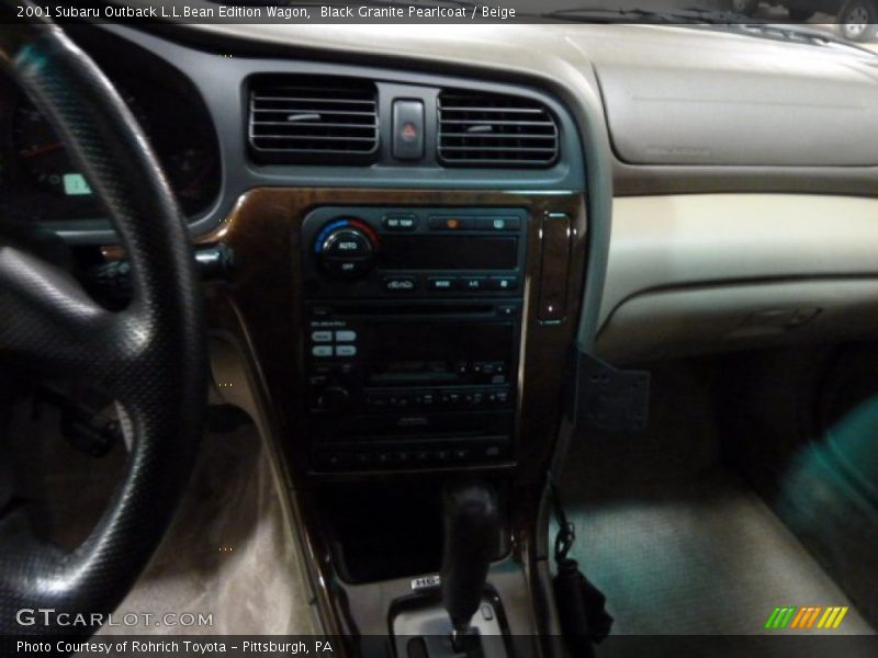 Black Granite Pearlcoat / Beige 2001 Subaru Outback L.L.Bean Edition Wagon
