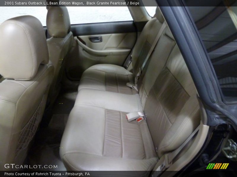 Black Granite Pearlcoat / Beige 2001 Subaru Outback L.L.Bean Edition Wagon