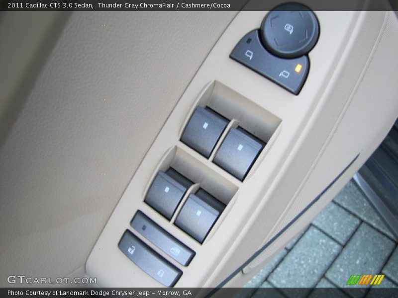 Thunder Gray ChromaFlair / Cashmere/Cocoa 2011 Cadillac CTS 3.0 Sedan
