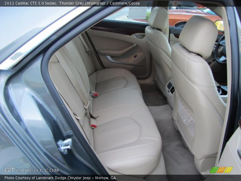 Thunder Gray ChromaFlair / Cashmere/Cocoa 2011 Cadillac CTS 3.0 Sedan