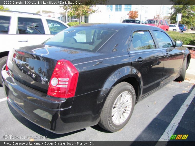 Brilliant Black / Dark Slate Gray 2009 Chrysler 300 LX