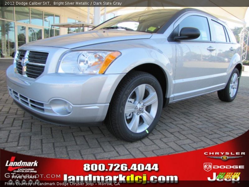 Bright Silver Metallic / Dark Slate Gray 2012 Dodge Caliber SXT