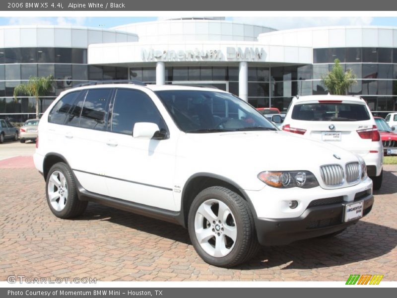 Alpine White / Black 2006 BMW X5 4.4i