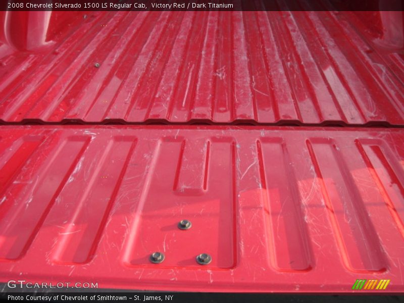 Victory Red / Dark Titanium 2008 Chevrolet Silverado 1500 LS Regular Cab