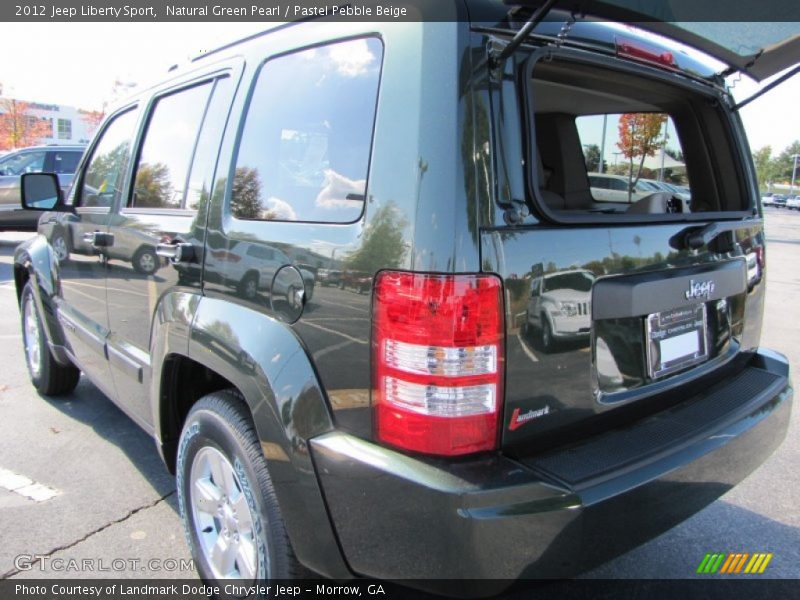 Natural Green Pearl / Pastel Pebble Beige 2012 Jeep Liberty Sport