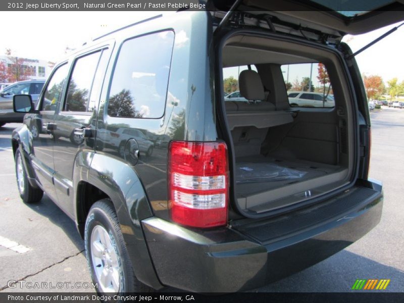 Natural Green Pearl / Pastel Pebble Beige 2012 Jeep Liberty Sport