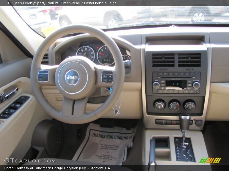 Natural Green Pearl / Pastel Pebble Beige 2012 Jeep Liberty Sport