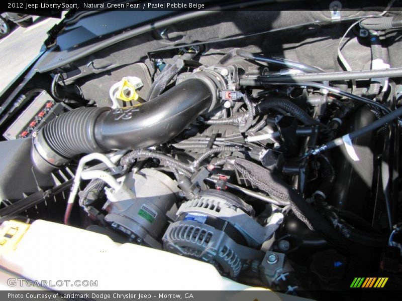 Natural Green Pearl / Pastel Pebble Beige 2012 Jeep Liberty Sport