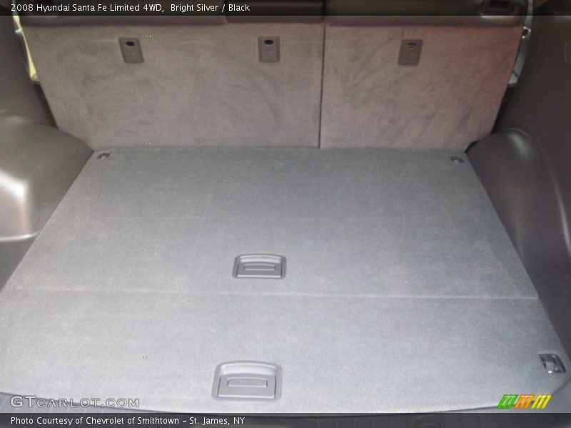 Bright Silver / Black 2008 Hyundai Santa Fe Limited 4WD