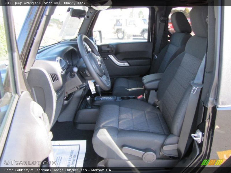 Black / Black 2012 Jeep Wrangler Rubicon 4X4