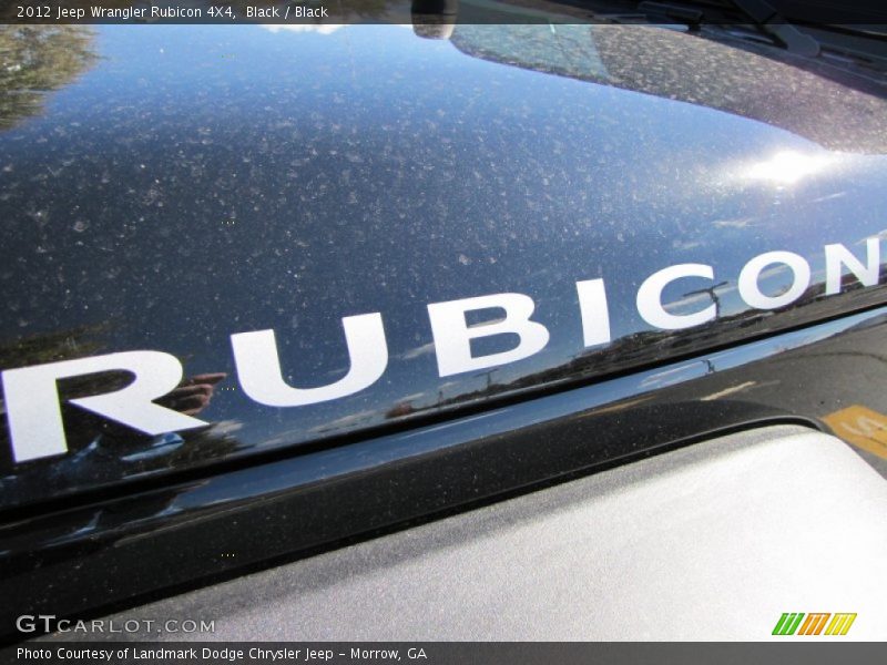Black / Black 2012 Jeep Wrangler Rubicon 4X4