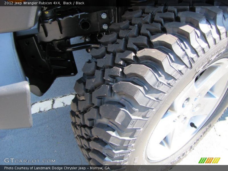 Black / Black 2012 Jeep Wrangler Rubicon 4X4