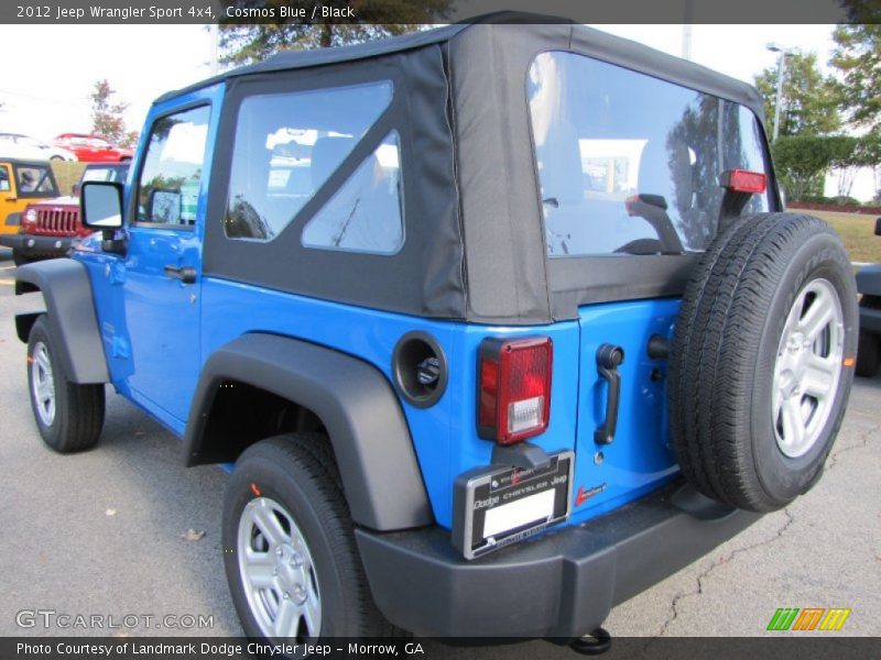 Cosmos Blue / Black 2012 Jeep Wrangler Sport 4x4