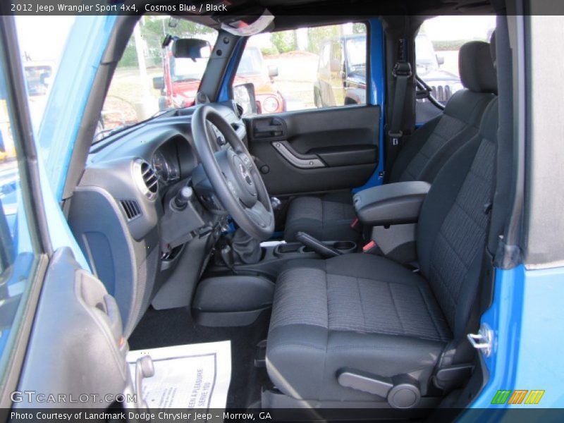 Cosmos Blue / Black 2012 Jeep Wrangler Sport 4x4