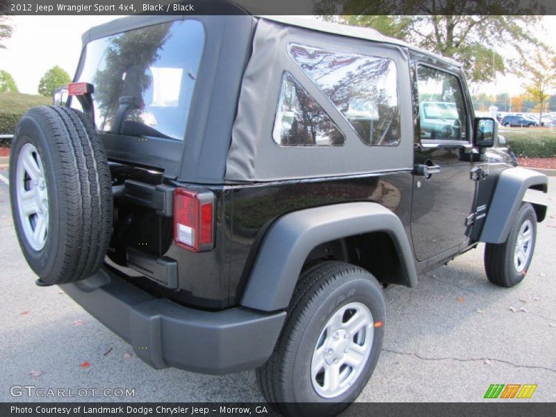 Black / Black 2012 Jeep Wrangler Sport 4x4
