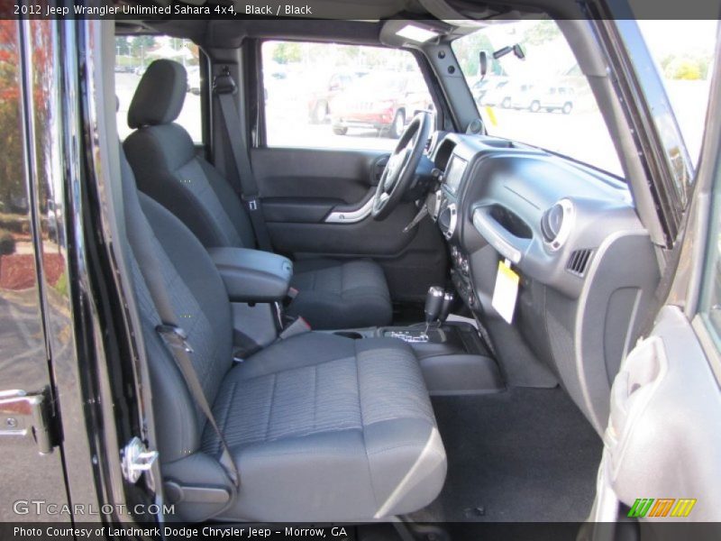 Black / Black 2012 Jeep Wrangler Unlimited Sahara 4x4