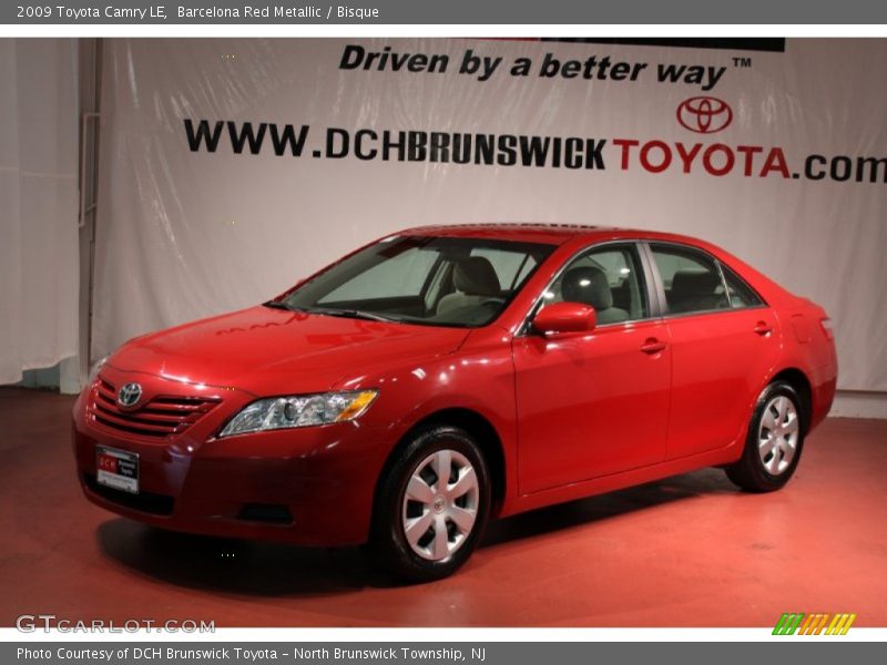 Barcelona Red Metallic / Bisque 2009 Toyota Camry LE