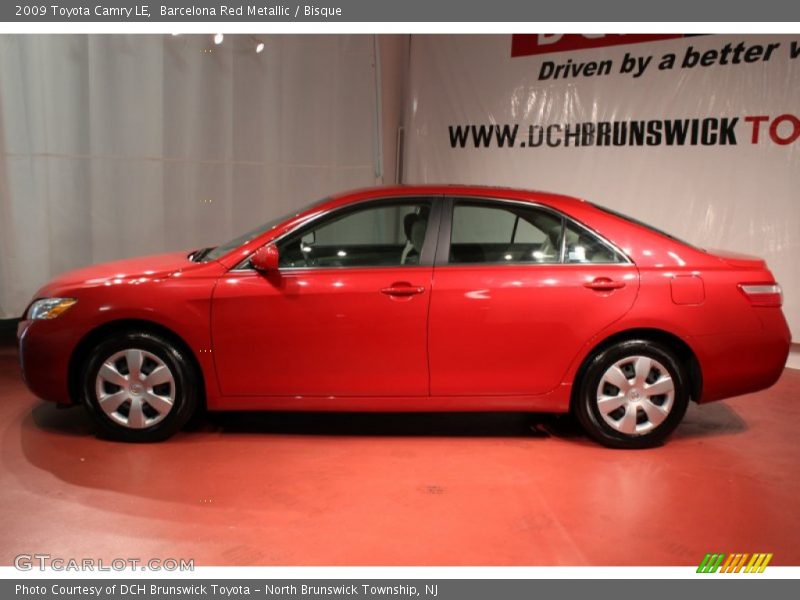 Barcelona Red Metallic / Bisque 2009 Toyota Camry LE