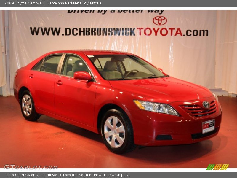 Barcelona Red Metallic / Bisque 2009 Toyota Camry LE