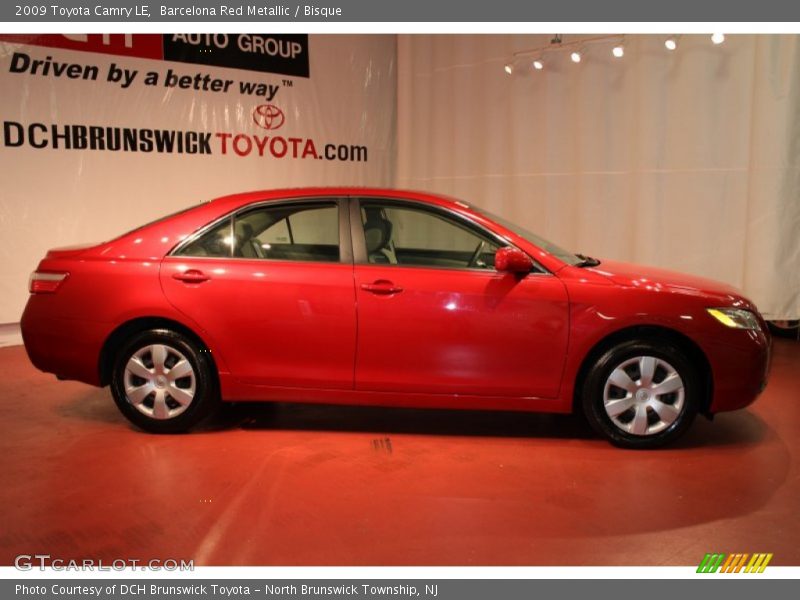 Barcelona Red Metallic / Bisque 2009 Toyota Camry LE